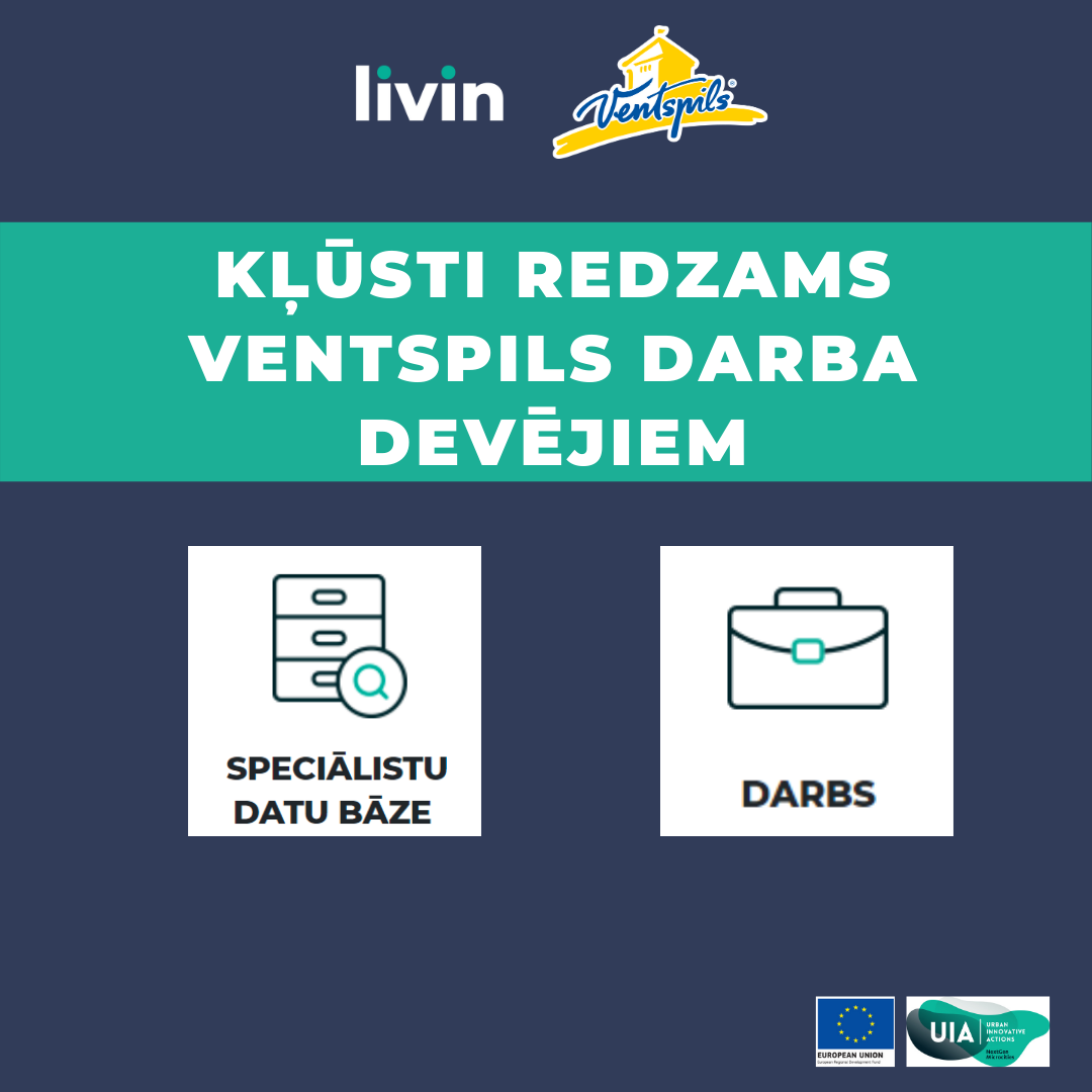 Kļūsti redzams Ventspils darba devējiem!