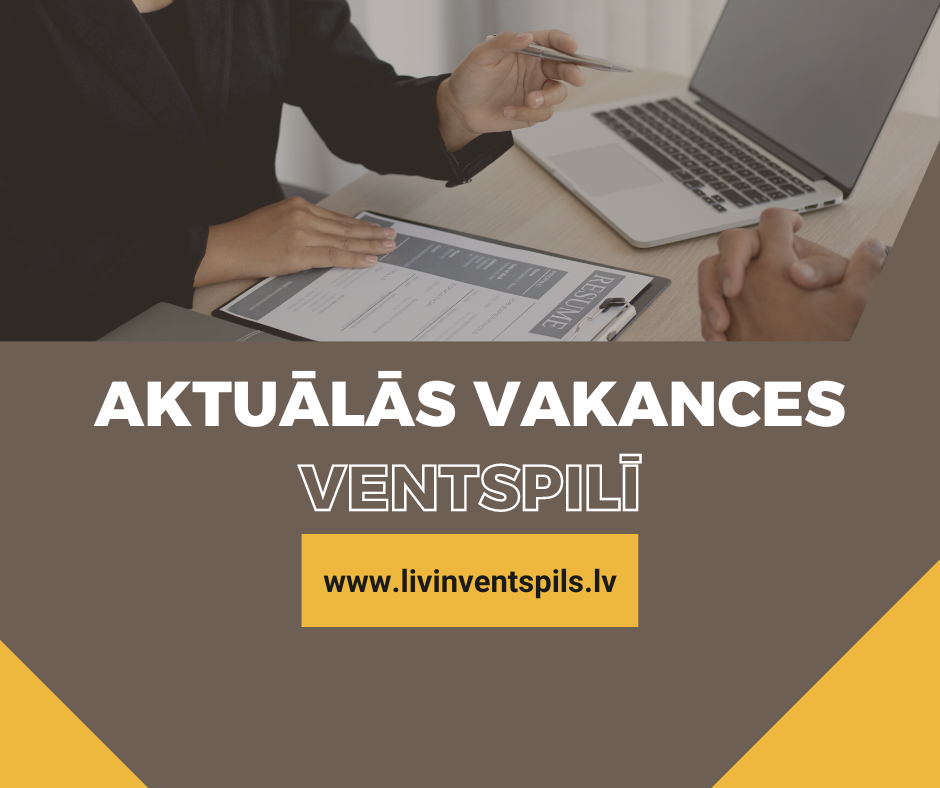 Ventspilī aktuālās vakances (26.09.2022)