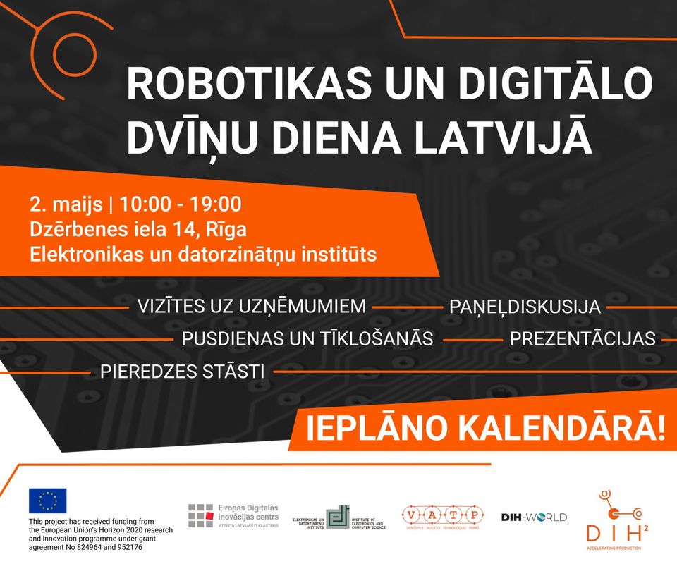 Robotikas un digitālo dvīņu diena Latvijā
